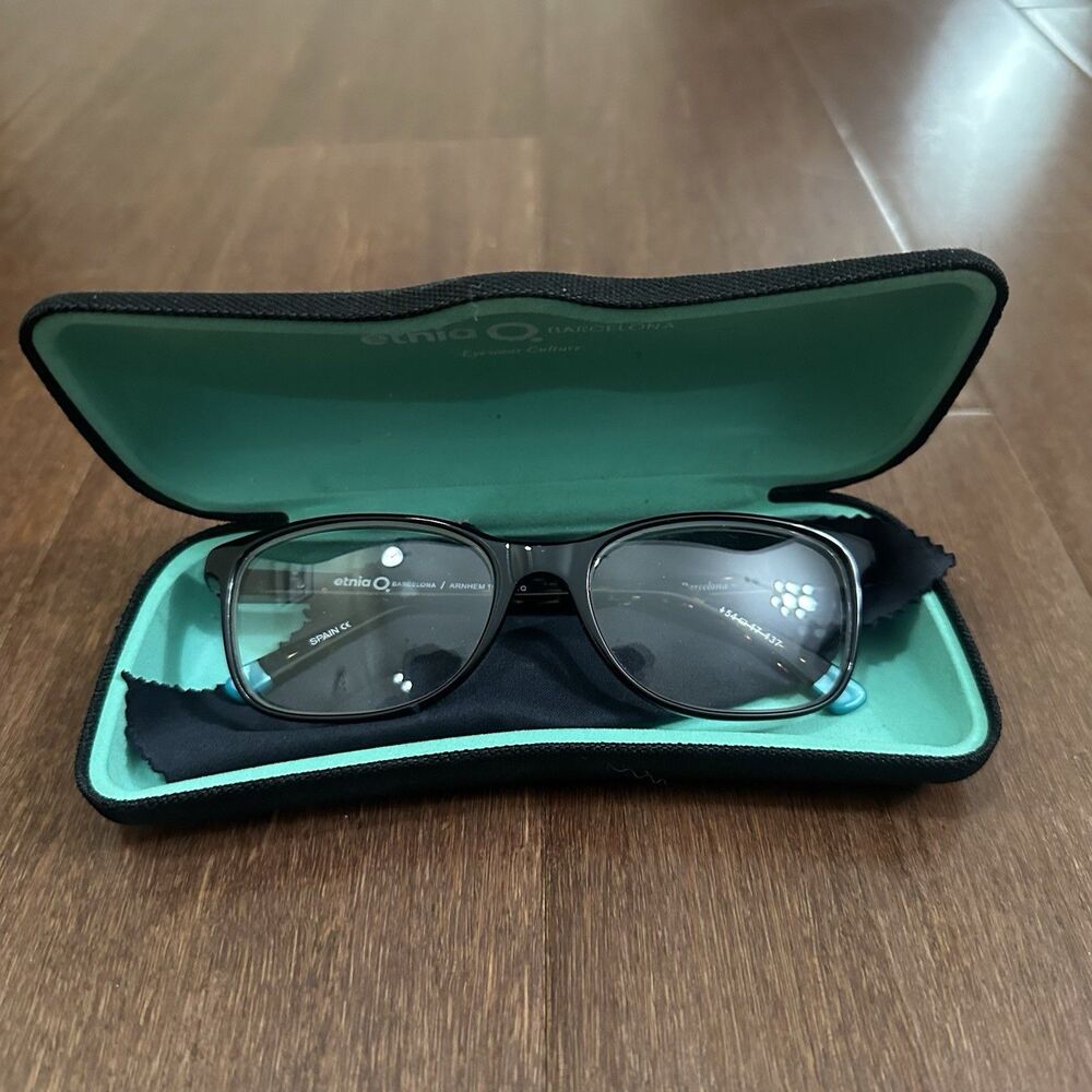 ETNIA BARCELONA Arnhem 15 HVTQ Teal Tortoise Eyeglasses Frames 54-17-137mm